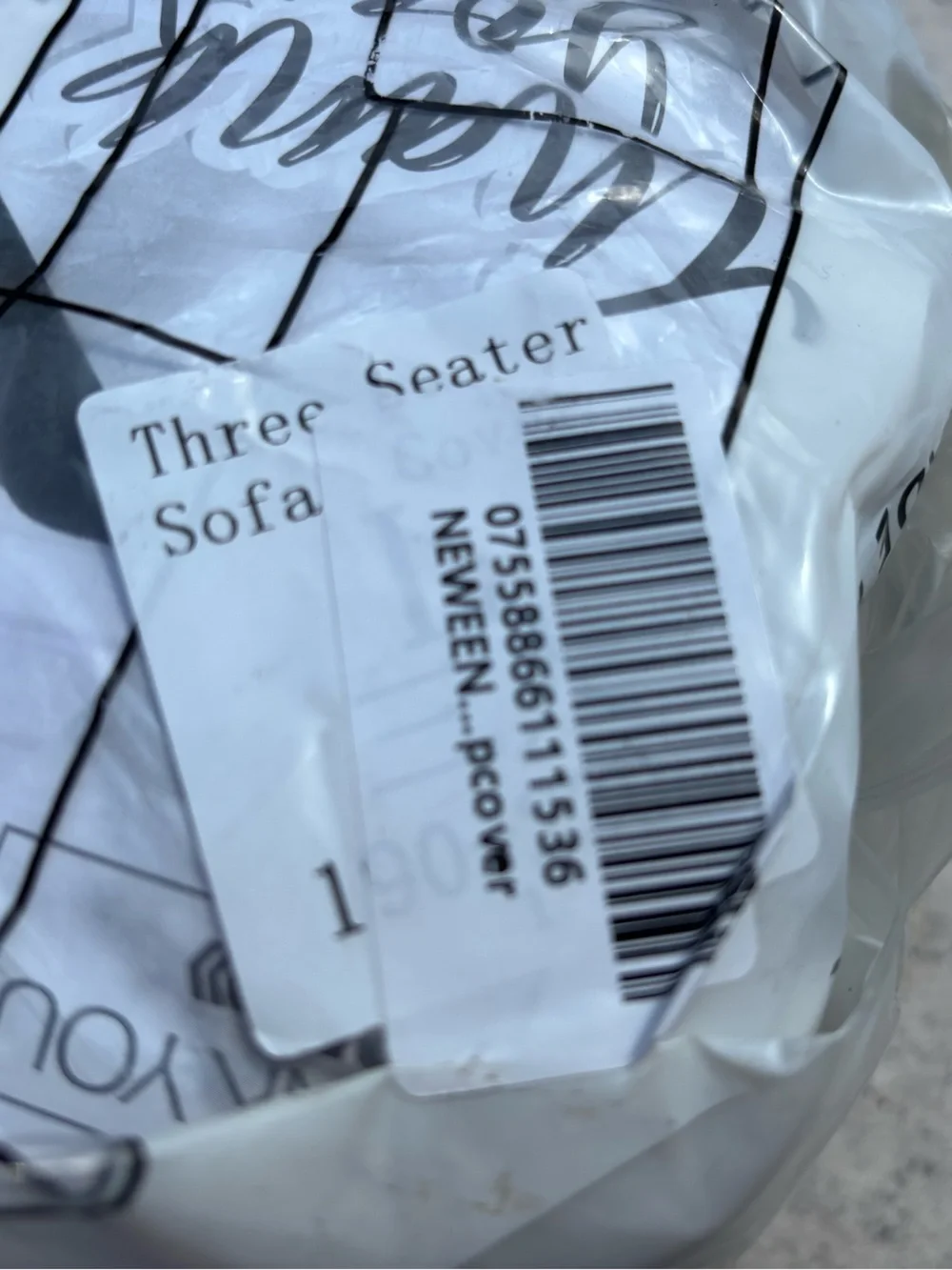 🎉NWT🎉Gray Stretch Sofa Slipcover - Brand New in Packaging